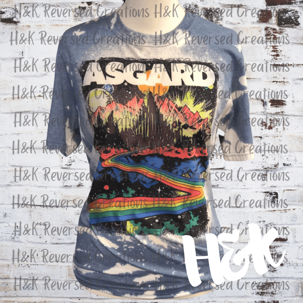 Asgard Bleached Tee - H&K Reversed Creations 