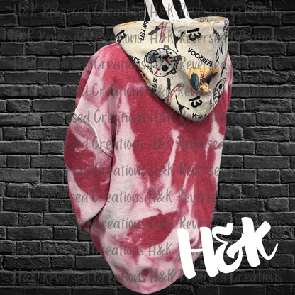 Bleached Jason Hoodie - H&K Reversed Creations 