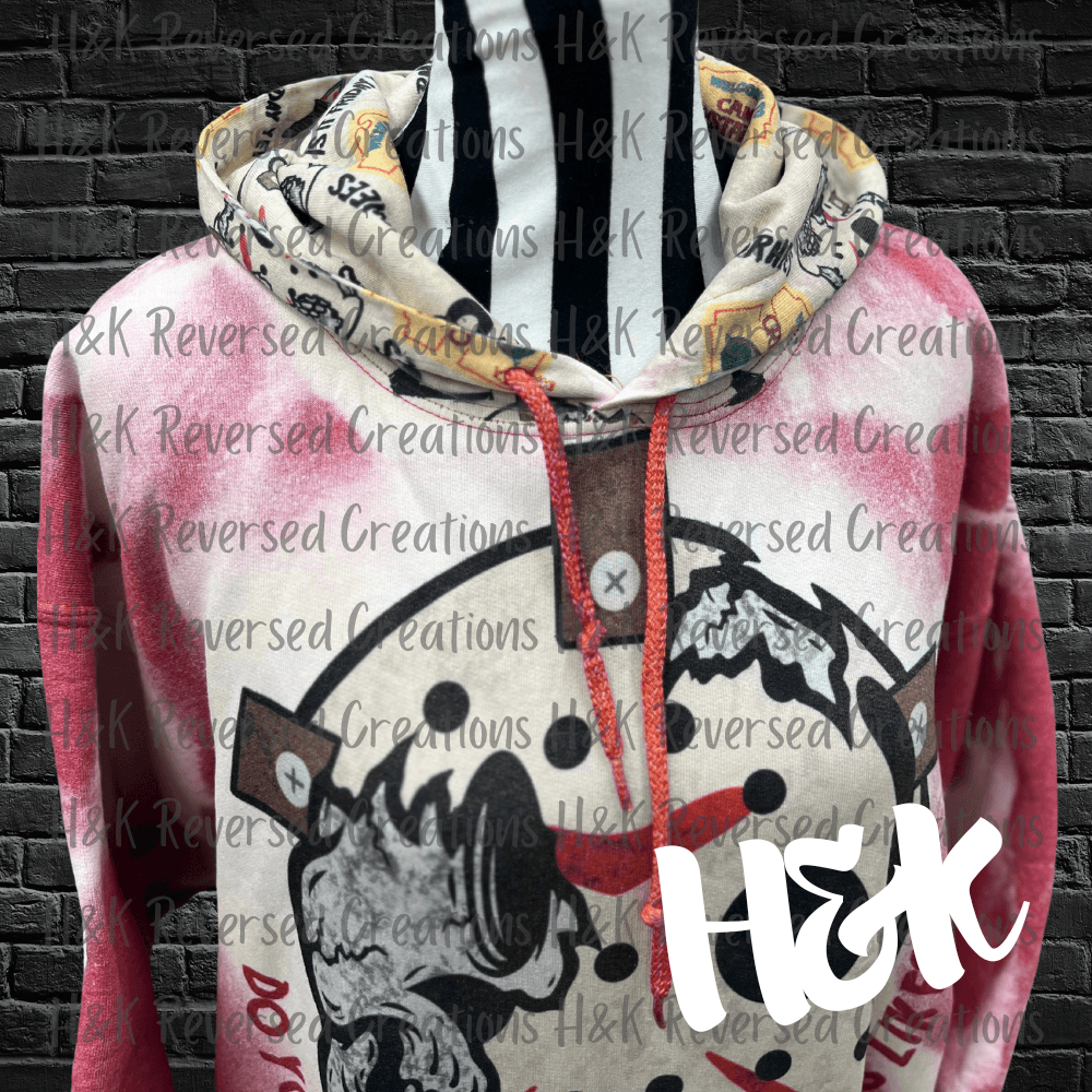 Bleached Jason Hoodie - H&K Reversed Creations 