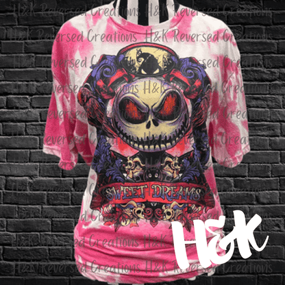 Jack, Sweet Dreams, Bleached tee - H&K Reversed Creations 