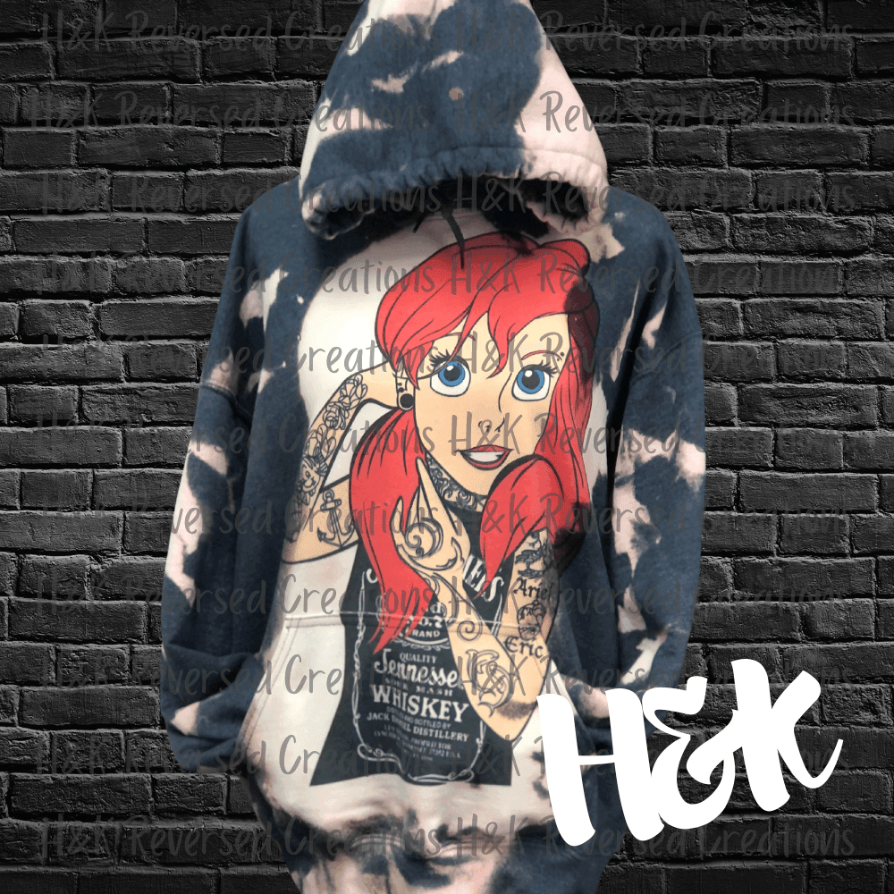 Punk Ariel Hoodie - H&K Reversed Creations 