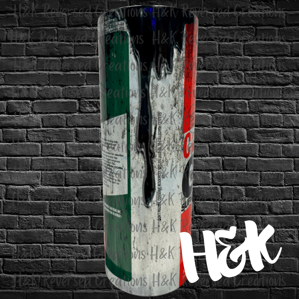 Castrol Tumbler - H&K Reversed Creations 