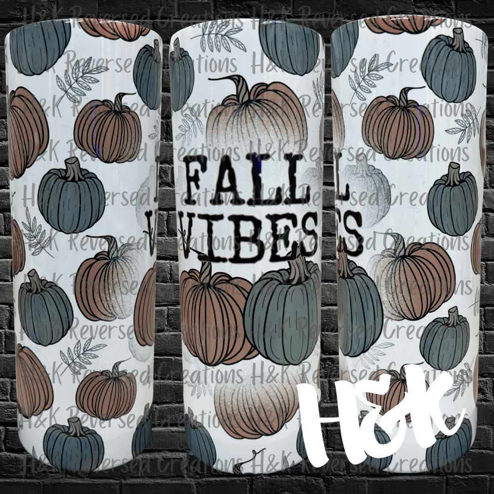 Fall Vibes Tumbler - H&K Reversed Creations 