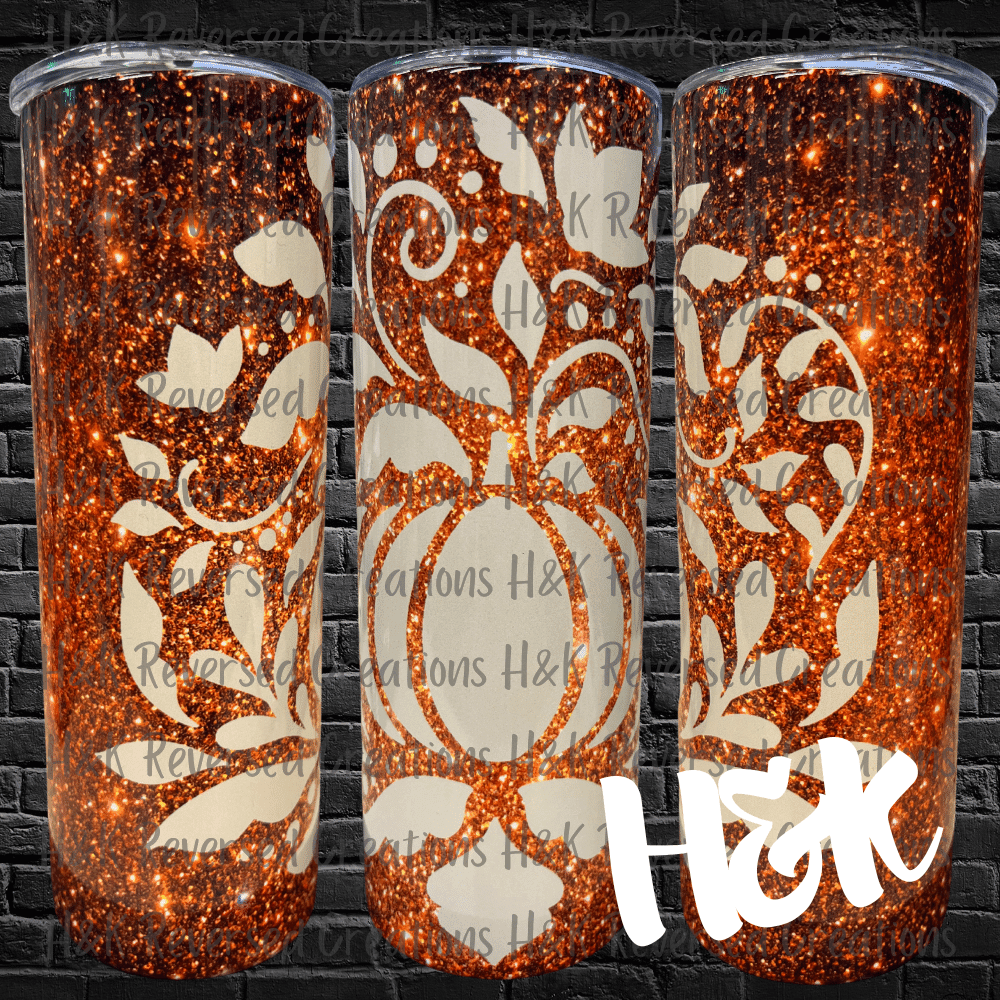 Pumpkin Tumbler - H&K Reversed Creations 