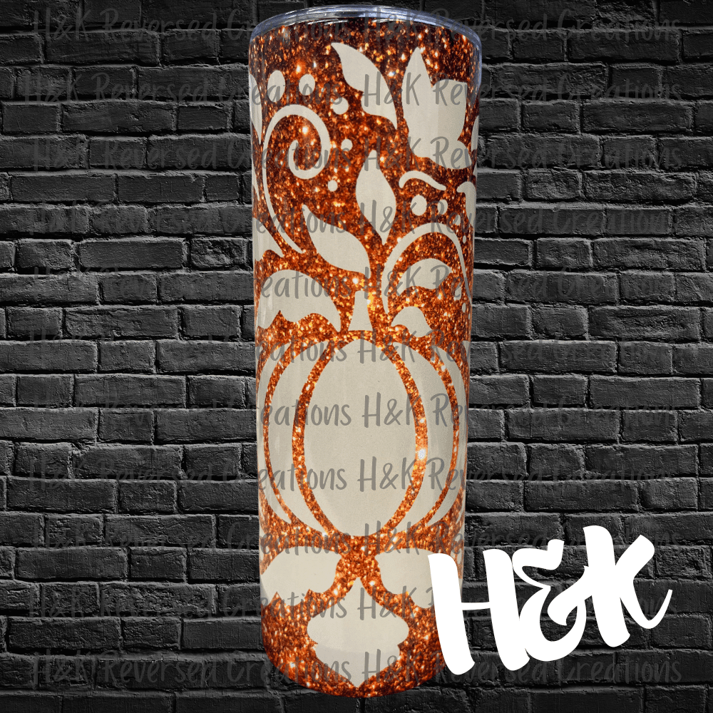 Pumpkin Tumbler - H&K Reversed Creations 