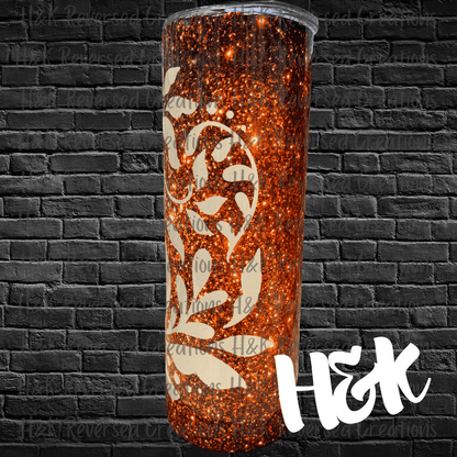 Pumpkin Tumbler - H&K Reversed Creations 