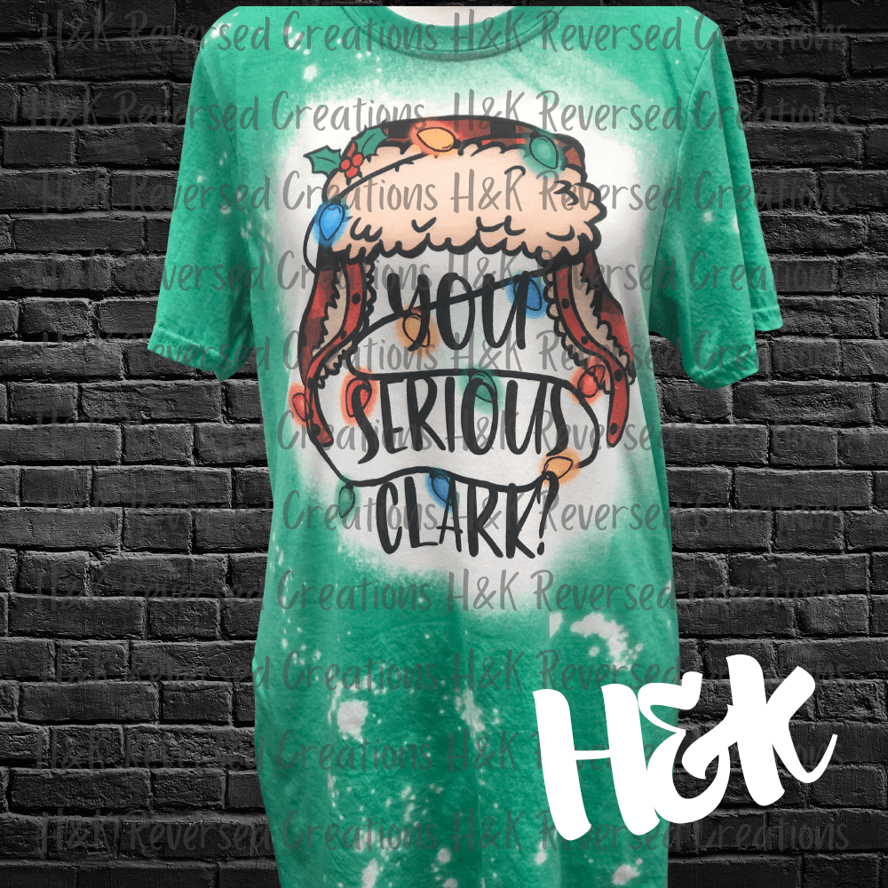 You Serious Clark Bleached Tee - H&K Reversed Creations 