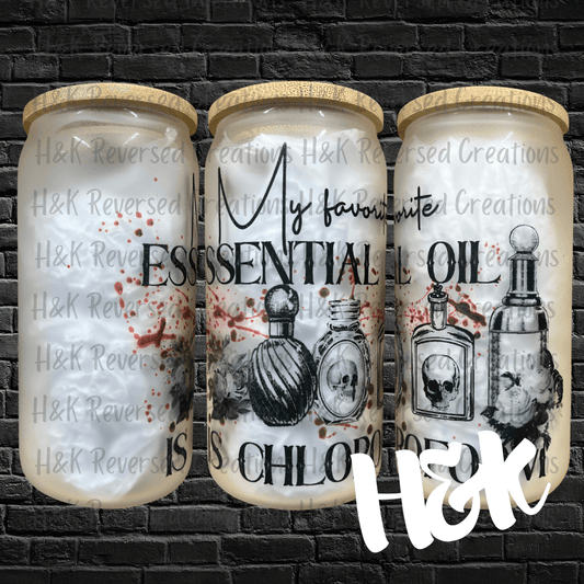 My Favorite Essential Oil Glass Can - H&K Reversed Creations 