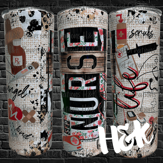 Nurse Life Tumbler - H&K Reversed Creations 