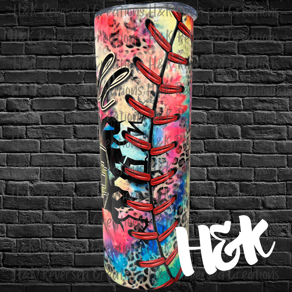 Softball Life Tumbler - H&K Reversed Creations 