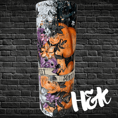 Sorta Sweet Sorta Spooky Tumbler - H&K Reversed Creations 