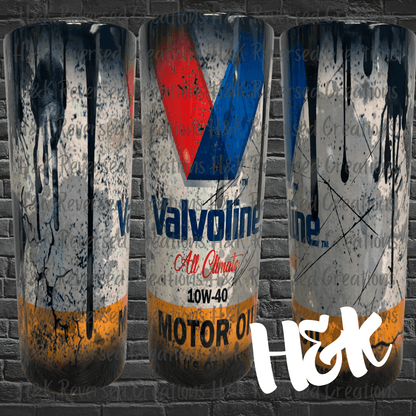 Valvoline Tumbler - H&K Reversed Creations 